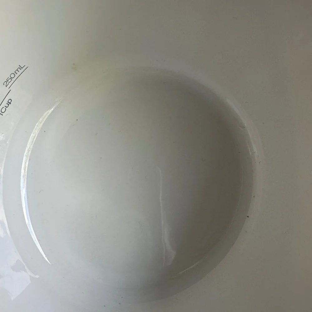 Corning Ware Saucepan Vintage White Pyroceram M-68-B 1 Quart Pour Spout 10.5in